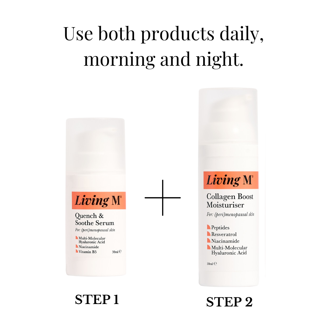 Living M Perfect Pair Skincare for peri menopause